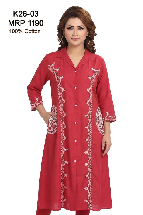 designn of kurti K26-03