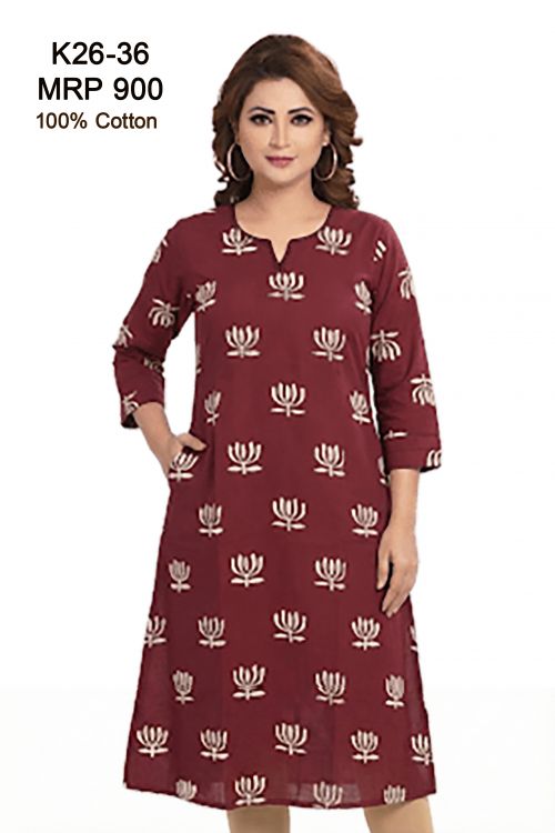designn of kurti K26-36
