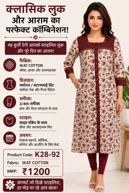 designn of kurti K28-92
