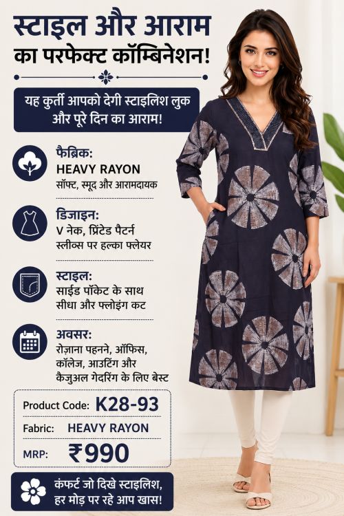 designn of kurti K28-93